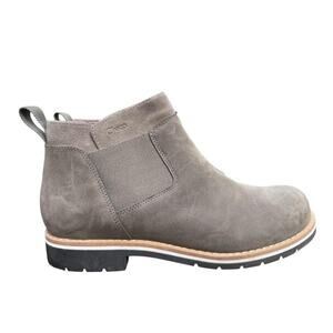 Chaco Cataluna Explorer Waterproof Chelsea Boot Gray Leather Women size 8 NEW